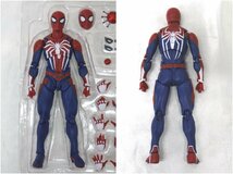 ＜中古品＞バンダイ フィギュア S.H.Figuarts スパイダーマン アドバンス・スーツ Marvel's Spider-Man（12223102717146DJ）_画像3