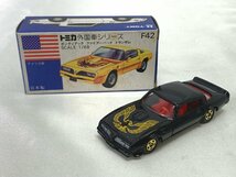 ＜中古品＞※カビあり TOMY　トミカ　青箱 　外国車シリーズ　ポンティアック ファイアーバード トランザム（13223091915240SM）_画像1