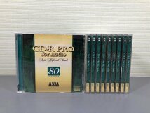 ■ジャンク品■※カビあり　AXIA　CD-R PRO for Audio　80　オーディオ用CD-R　ACD-R PRO80A　10枚セット（11123102617063WY）_画像1