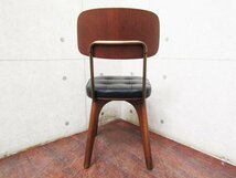 ■新品/未使用品/STELLAR WORKS/ステラワークス/FLYMEe/Utility Chair V/Neri＆Hu/ウォールナット/スチール/牛革/チェア/166,100円/ft8365k_画像5