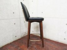 新品/未使用品/STELLAR WORKS/高級/FLYMEe/Utility High Chair SH610/Neri＆Hu/アッシュ材/スチール/牛革/ハイチェア/200,200円/ft8447m_画像4