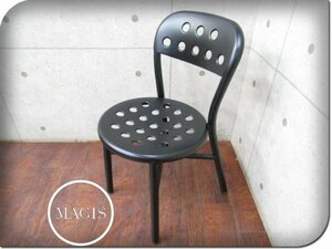 ■展示品■未使用品■MAGIS/マジス■PIPE CHAIR/パイプチェア■JASPER MORRISON■SD1000■black5130■チェア■90,200円■yykn906m