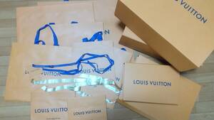 ☆LOUIS VUITTON☆ルイヴィトンショッパー 8枚＆メッセージカード付リボン2種類＆BOX4個まとめて♪