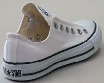 送料無料 CONVERSE コンバース オールスター スリップ III OX ホワイト 23.5cm ALL STAR SLIP スリッポン キャンバス ローカット_画像3