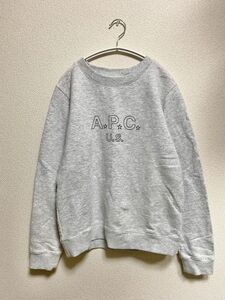 A.P.C. アーペーセー　ロゴ スウェット　トレーナー