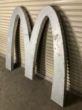 超希少！マクドナルド 大型看板 店舗看板 手作り 半田付け ブリキ レトロ マック 雑貨 アメリカ雑貨 デッドストック ホーロー　当時物_画像5