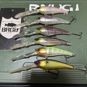 JACKALL Soul Shad ジャッカル　ソウルシャッド　62DDR-SP ほぼ未使用品　バス　シャッド　ルアーセット