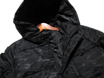 新品 【ニコル】 定価2.1万　シャドーカモフラ　フーデッドジャケット　2WAY　ブラック　サイズ46　(M)　HIDEAWAYS NICOLE_画像4