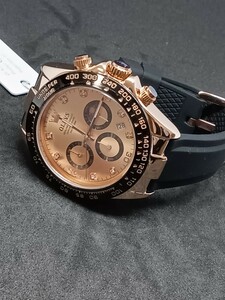 即日発送　高品質　メンズ腕時計　オマージュ　クロノグラフ アナログ　ストップウォッチ　防水　ジルコニア　インビクタステンレス1734w
