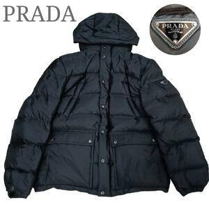 ICタグ有【新品同様】 PRADA プラダ ダウンジャケット 三角プレート SGH589 2021年モデル XL L 大きいサイズ