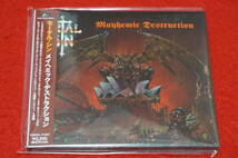 新品 【'87年デビュー作】 MORTAL SIN / Mayhemic Destruction スラッシュ・メタル モータル・シン _画像1