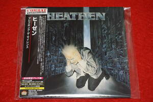 レア！【紙ジャケ 完全限定盤 '87年作】 HEATHEN / Breaking The Silence + デモ音源 スラッシュ・メタル ヒーゼン デビュー・アルバム