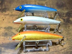 OLD/RAPALA/CD-9/口紅・腹巻・ジャパンSP・美品含む3点セット/FINLAND/オールド/ラパラ/カウントダウン/フィンランド