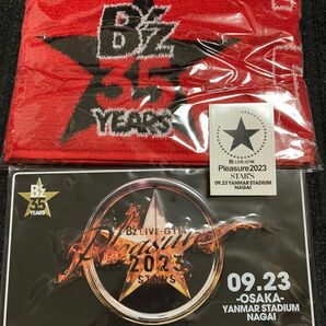 B'z メモリアルプレート　マフラータオル　ステッカー