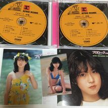 中森明菜　プロローグ〈序幕〉2枚組CD オリジナル・カラオケ付　アイドル　水着トレカ付き_画像3