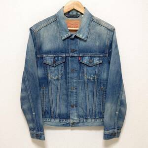 【Levi’s】リーバイス 色落ち加工 デニム ジャケット ジージャン Gジャン ヴィンテージ復刻 サイドポケット 紙パッチ 4th メンズ S/133j