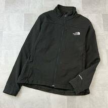 THE NORTH FACE ザノースフェイス ソフトシェルジャケット レディース Mサイズ ブラック アウトドア キャンプ 登山_画像1