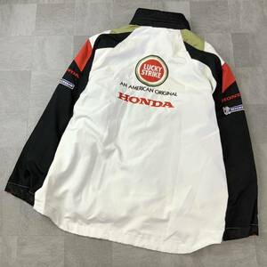  редкий HONDA Honda научно-исследовательский институт B.A.R honda роскошный вышивка официальный команда F1 гоночная куртка нейлон мужской XL Lucky Strike 