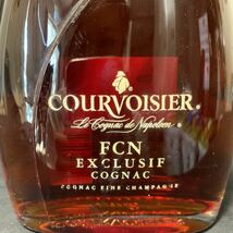 未開封 クルボアジェ エクスクルーシフ COURVOISIER FCN EXVLUSIF 700ml 40% ブランデー 古酒 _画像4