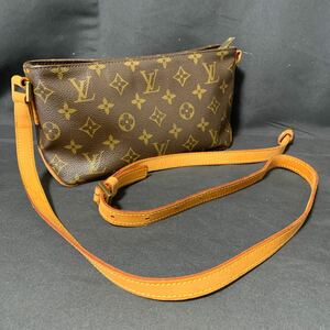 LOUIS VUITTON ルイヴィトン LV モノグラム トロター M51240 ポシェット ショルダーバッグ レディース SL1012 ブラウン 