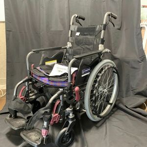 車椅子 カワムラサイクル KMD-B20 KMD-B style 折り畳み式 手動式車いす ブレーキ有り 耐荷重 100kg 説明書付き 自走用 介助用 