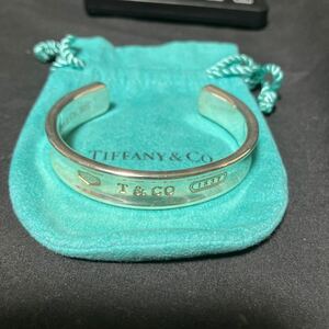 TIFFANY&Co. ティファニー 1837 ナロー SV925 ブレスレット バングル アクセサリー レディース シルバー系　重量43.5