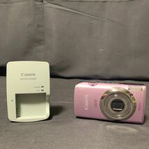 Canon IXY 10 S ピンク デジタルカメラ キャノン PC1467 バッテリー1個 充電器 動作確認済み デジカメ 10S _画像1