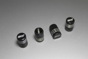 subaru Subaru STI aluminium air valve cap black new goods after market goods 