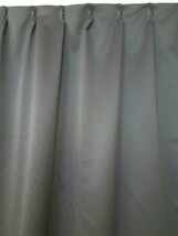 新品 １級遮光防炎ドレープカーテン １００X１７８cm ２枚組 ブラウン　無地_画像2
