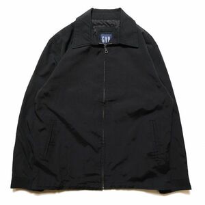 00's ギャップ GAP コットン ナイロン スイングトップ 黒 (L) ブラック フルジップ ジャケット 00年代 旧タグ オールド Y2K 2003年製