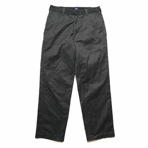 00’s ギャップ GAP ノータック ストレッチ コットンパンツ (32/30) 濃灰系 スラックス トラウザーズ 00年代 旧タグ オールドY2K 2000年製