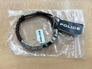 □198 POLICE ポリス ブレス SIGNATURE [ 23873BLC-S ] \13,200 〇店頭展示品