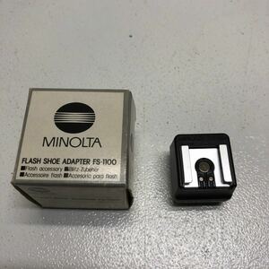 【現状品】ミノルタ MINOLTA アクセサリーシュー FS-1100 11240005