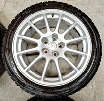 【希少】三菱 ランサーエボリューションX 純正 ホイールタイヤ 2020 ヨコハマ アイスガードIG60 245/40R18 スタッドレス 8.5J ランエボ_画像5