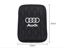 アウディAudi A3A4A6A7A5A1Q3Q2Q7Q5S5R8Q8A8S3S4S6S8Q6S7 用 アームレストカバーレザー カバー アクセサリー アームレストカバー ブラック_画像6