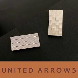 1625★ユナイテッドアローズ★カフス★シルバー★カフスボタン〜カフリンクス★上質セレクトショップ★UNITED ARROWS★新品