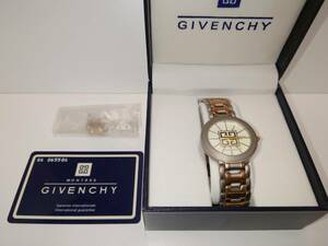 86840【GIVENCHY】 ジバンシー　クォーツ　腕時計◆不動ジャンク