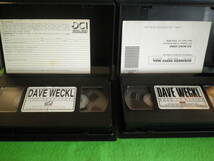 ☆VHS　　デイヴ・ウェックル　フュージョンドラマー 『DAVE　WECKL』　ドラム教則ビデオ　ジャズ　2本セット デイヴ・ウェックル☆_画像3