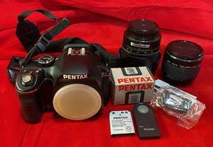 カメラ　その1　デジタルカメラ　一眼　PENTAX/ペンタックス　K-x・本体/レンズ　セット