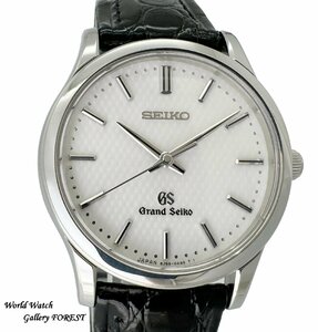 【Grand Seiko グランドセイコー☆SBGF029】中古 メンズ腕時計 クオーツ 8J55-0AA0 白格子柄文字盤☆Aランク☆