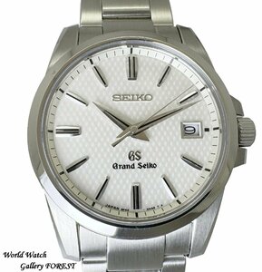 【Grand Seiko グランドセイコー☆SBGX053】中古 メンズ腕時計 クオーツ 9Fクオーツ 9F62-0AA1 白格子柄文字盤☆Aランク☆