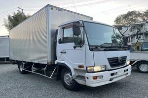 動画有！売り切り！H18年 UD コンドル アルミバン ハネ上げパワーゲート 東急 積載3250kg 6.4L ディーゼル 6速MT 好調！ 兵庫小野市