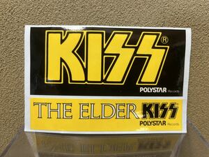 KISS キッス POLYSTAR ステッカー シール 非売品 [レコード] ポリスター ジーンシモンズ ポールスタンレー エースフレーリー エリックカー