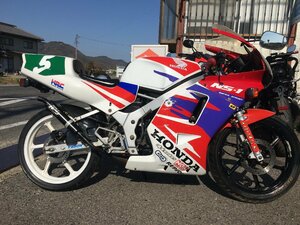 ホンダ NS-1 AC12 後期 実働 書類付き キレイめ 片目耐久仕様　キタコ　150km/hメーター　銀POSH　タイヤバリ山　BRDチャンバー付