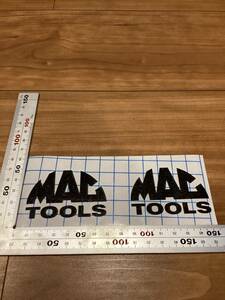 マックツール カッティングステッカー MAC TOOL 65mm アルファベット 黒