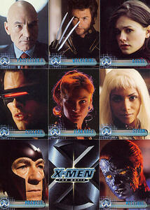 劇場版 X-MEN 海外版トレカ 72枚 X-MEN MOVIE TRADING CARDS topps