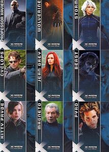 X-MEN3:ファイナルディシジョン 米国版トレカ 72枚 X-Men: The Last Stand Movie Trading Cards