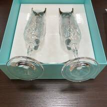 #14070　TIFFANY&Co ティファニー フローレット シャンパングラス ペアグラス ペア ワイングラス TIFFANY&Co._画像4