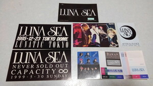 ▲　ルナシー　LUNA SEA　【　ステッカー　6枚セット　】　美品♪