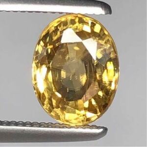 3099[.. Dub ring. brilliancy!].so attaching 2.418ct natural yellow zircon Sri Lanka production loose 